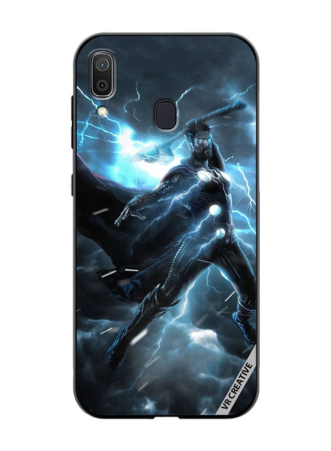 VR CREATIVE Protective Case Cover For Samsung Galaxy A30 Thor Light Design Multicolour - Image 1