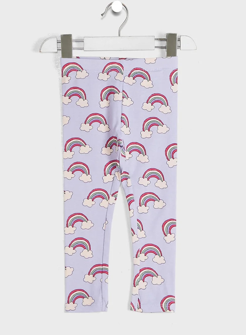 NAME IT Kids 2 Pack Printed Leggings