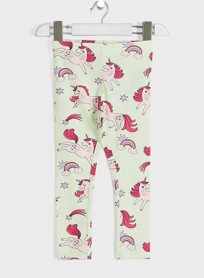 NAME IT Kids 2 Pack Printed Leggings
