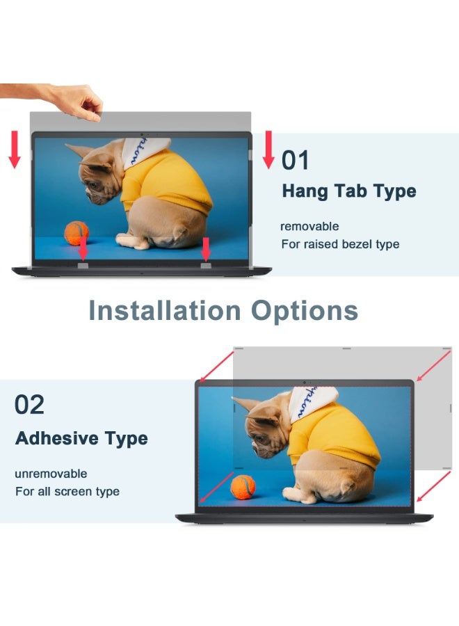 14 Inch Laptop Privacy Screen Filter, 16:10 Aspect Ratio, Removable Anti-Glare & Anti-Blue Light for HP/Dell/Acer/Lenovo/Samsung/Asus/Sony - Image 5