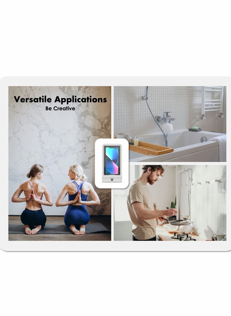 Excefore حامل هاتف للاستحمام لهواتف ذكية أقل من 6.7 بوصة - Image 5