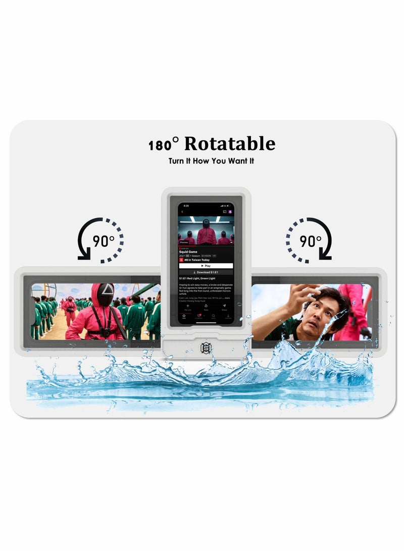 Excefore حامل هاتف للاستحمام لهواتف ذكية أقل من 6.7 بوصة - Image 3