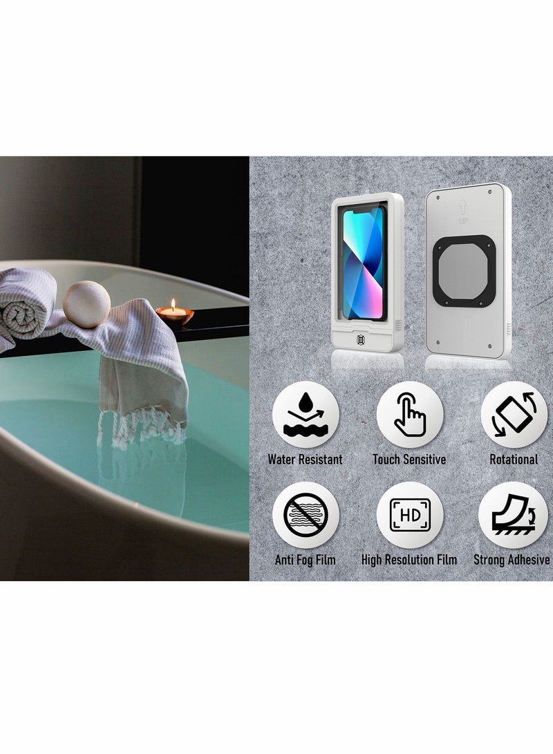 Excefore حامل هاتف للاستحمام لهواتف ذكية أقل من 6.7 بوصة - Image 4
