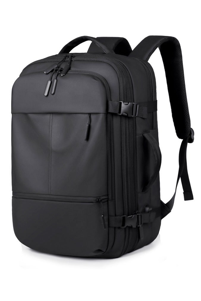 لبونير حقيبة ظهر مقاومة للماء للكمبيوتر المحمول، حقيبة ظهر للسفر، حقيبة ظهر للرجال، حقيبة ظهر للنساء، حقيبة ظهر قابلة للتوسيع ذات سعة كبيرة وحقيبة ظهر للأمتعة - Image 1