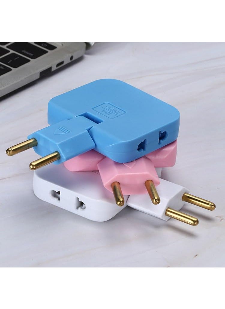 SOCATHEY SOCATHEY Wireless 3 in 1 Adapter Universal Mini Slim Multi Foldable Plug 180 Degree Extension 1 Pcs 01  - Image 2