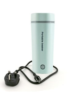 Generic Portable Electric Kettle, Stainless Steel Liner Travel Electric Cup Home Mini Heating Teapot Fast Cooking Single Cup Water Heater Green  - Image 1
