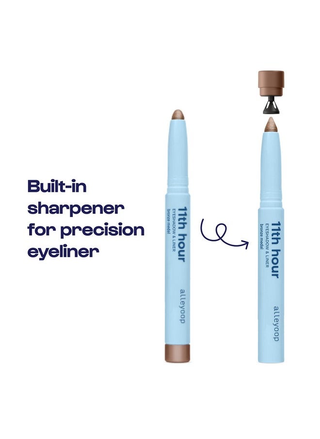 ALLEYOOP 11Th Hour Cream Eye Shadow Sticks Bronze Medal (Shimmer) Awardwinning Eyeshadow Stick Smudgeproof And Crease Proof For Over 11 Hours Easytoapply And Compact For Travel 0.05 Oz  - Image 5
