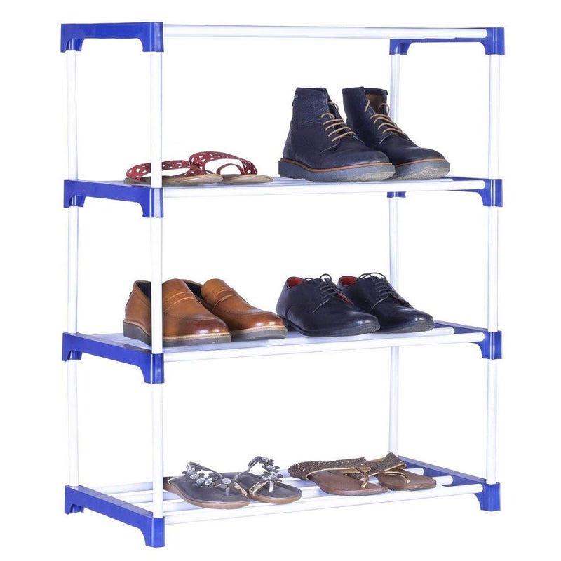 SIMSAN Simasn Premium Stackable and Durable Easy to Assemble Space Saving Shoe RackBook Standalmari Strong 4 Shelves - Image 1