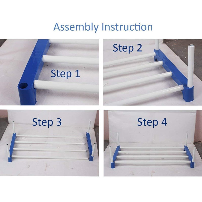 SIMSAN Simasn Premium Stackable and Durable Easy to Assemble Space Saving Shoe RackBook Standalmari Strong 4 Shelves - Image 3