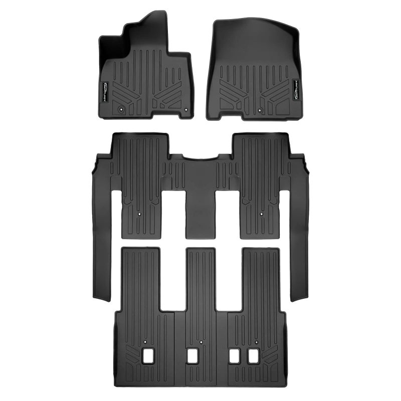 SMARTLINER Custom Fit 3 Row Floor Mat Liner Set Compatible with 20222025 Kia Carnival