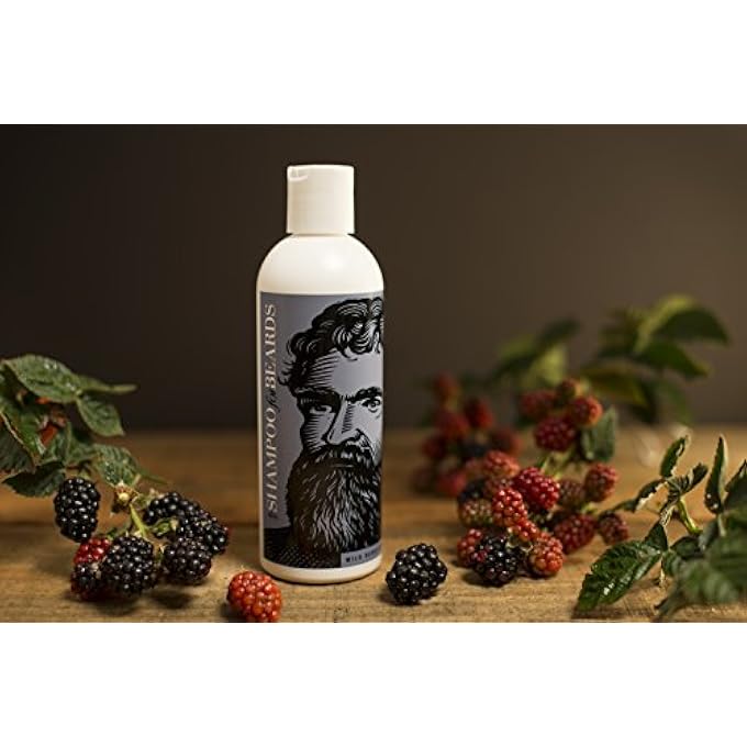 ULTRA-GROOMING BEARD SHAMPOO & WASH COMPANY BEARD CARE PRODUCTS (WILD BERRY, 8 OZ) - Image 2
