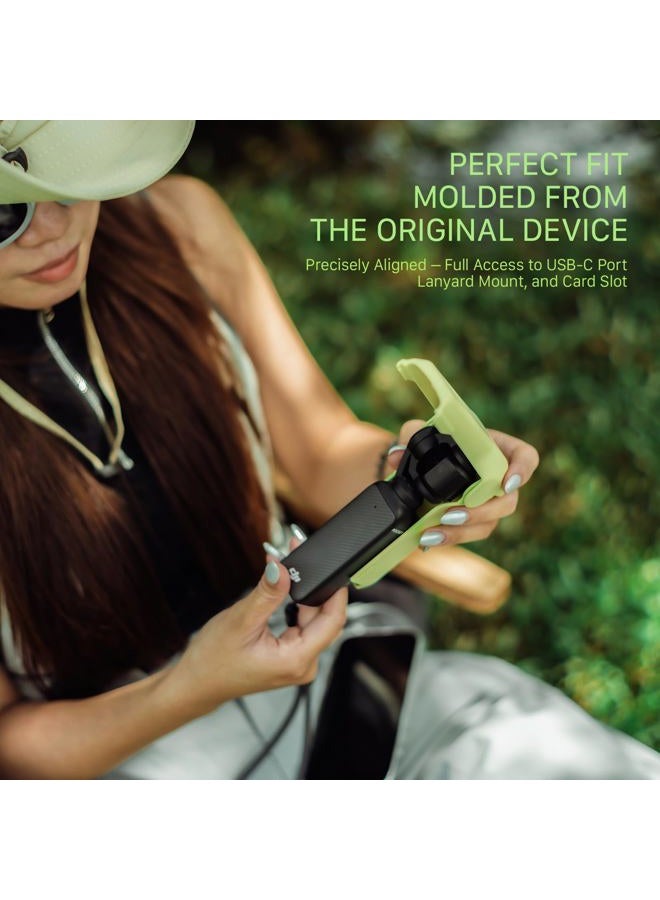 Tilta Pocket 3 Protective Case for Travel with Wrist Strap Set, Compatible with DJI Osmo Pocket 3 - Cream White TA-T65-PTK-CW - Image 2