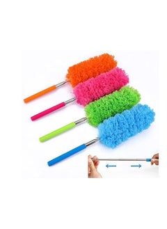 Generic Microfiber Duster for Cleaning, Hand Duster Washable Microfibre Cleaning Tool Extendable Dusters for Cleaning Office, Car, Computer, Air Condition, Washable Duster With Extanded Stick (pink)  - Image 1