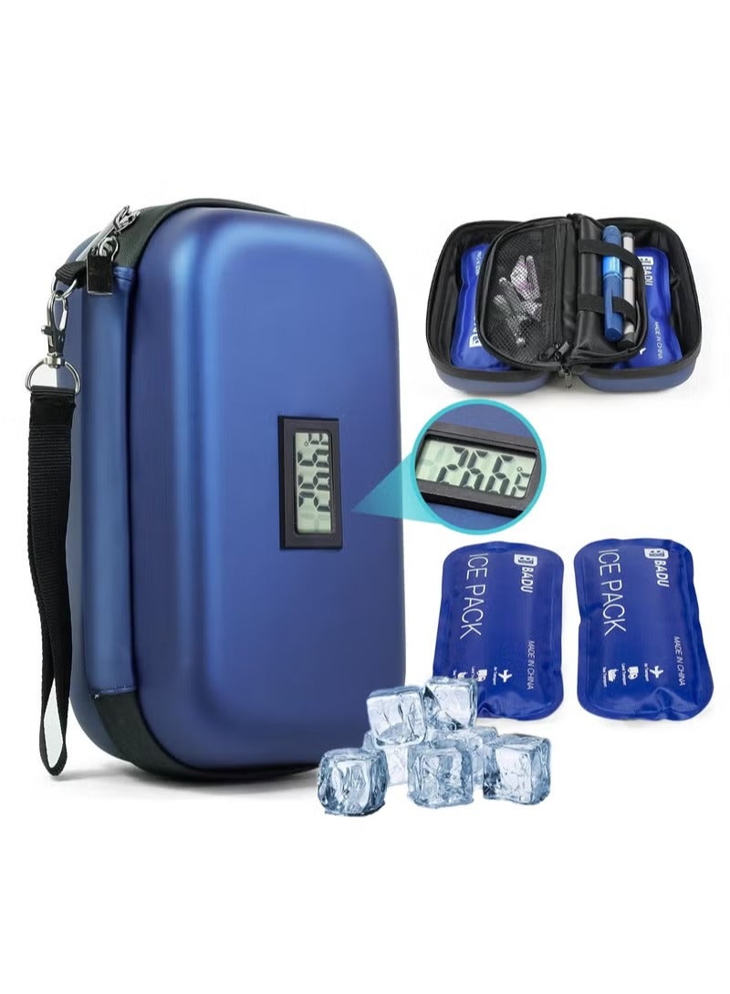 ريد ليف حقيبة تبريد الأنسولين للسفر معتمدة من TSA لمدة 48 ساعة، حقيبة أدوية وحافظة لببتيدات للثلاجة - Image 1