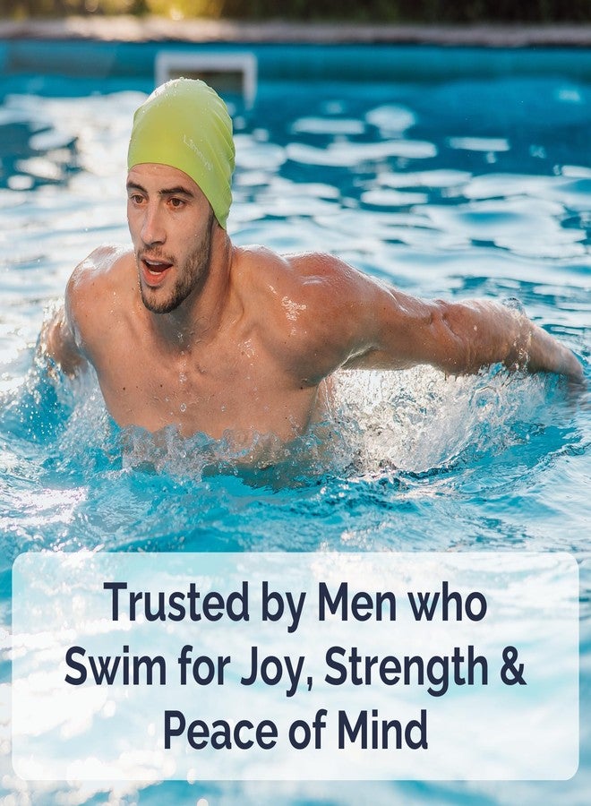 Limmys Premium Swimming Cap for Men & Women - Soft Silicone Swimming Cap for Adults - Comfortable, Streamlined Fit, Chlorine Resistant, Hypoallergenic, Swimming Cap for Training & Leisure - Image 2