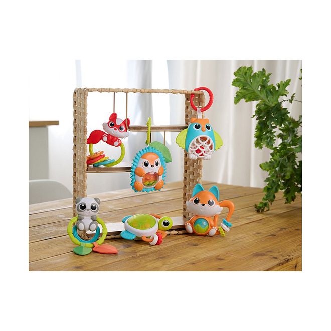 Chicco رَجَّة فُكْس موسيقية من شيكو، 6-36 شهر، بلاستيك متعدد الألوان مع ألحان، حلقات ذات ملمس، آذان للتسنين وكرات رَجَّة - Image 3