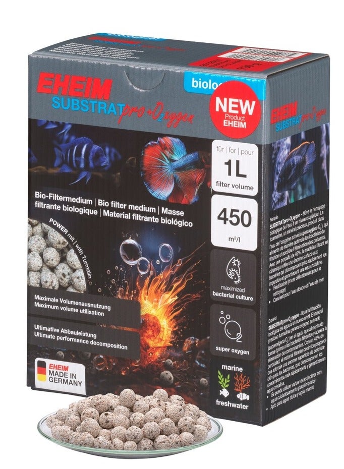 إيهيم وسائط ترشيح SUBSTRATpro+ O₂oxygen 730 جم ≈ 1 لتر - Image 1