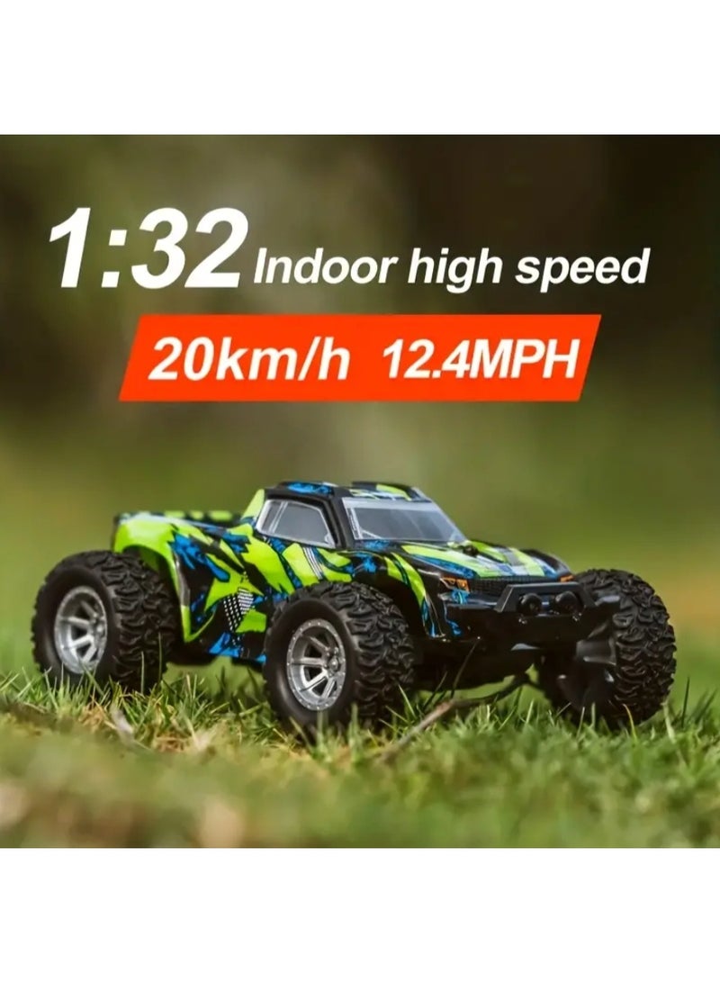 هذه السيارة اللعبة عالية السرعة التي تعمل بالتحكم عن بعد والمخصصة للطرق الوعرة، هي شاحنة صغيرة عالية السرعة تعمل بالتحكم عن بعد بمقياس 1:32، وتتميز بخاصية الانجراف. وهي مزودة بإطارات مطاطية كبيرة مضادة للصدمات، وتناسب جميع أنواع التضاريس، مما يجعلها لعبة سيارة سباق مثالية تعمل بالتحكم عن بعد للأطفال والكبار. - Image 5