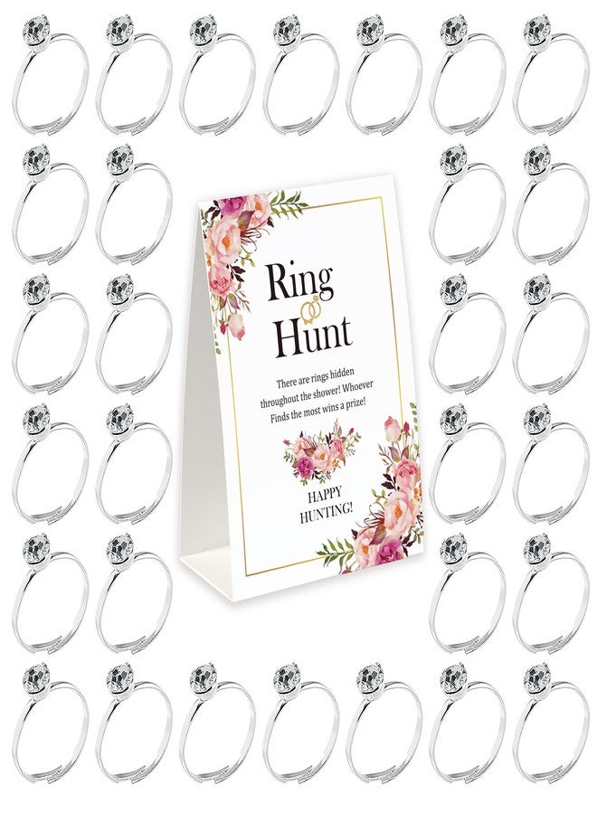 GNATV Ring Hunt Game, Bridal Shower Game, Bridal Shower Decoration, Bachelorette Decoration Party, Engagement Party Game, Bridal Shower Party Ring Scavenger Hunt-JZXB006 - Image 1