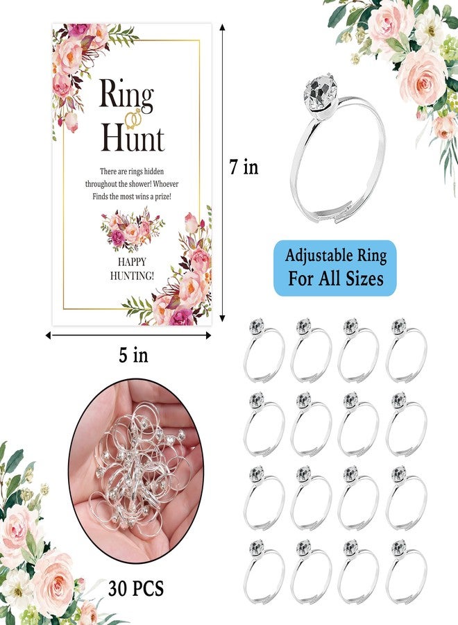 GNATV Ring Hunt Game, Bridal Shower Game, Bridal Shower Decoration, Bachelorette Decoration Party, Engagement Party Game, Bridal Shower Party Ring Scavenger Hunt-JZXB006 - Image 4