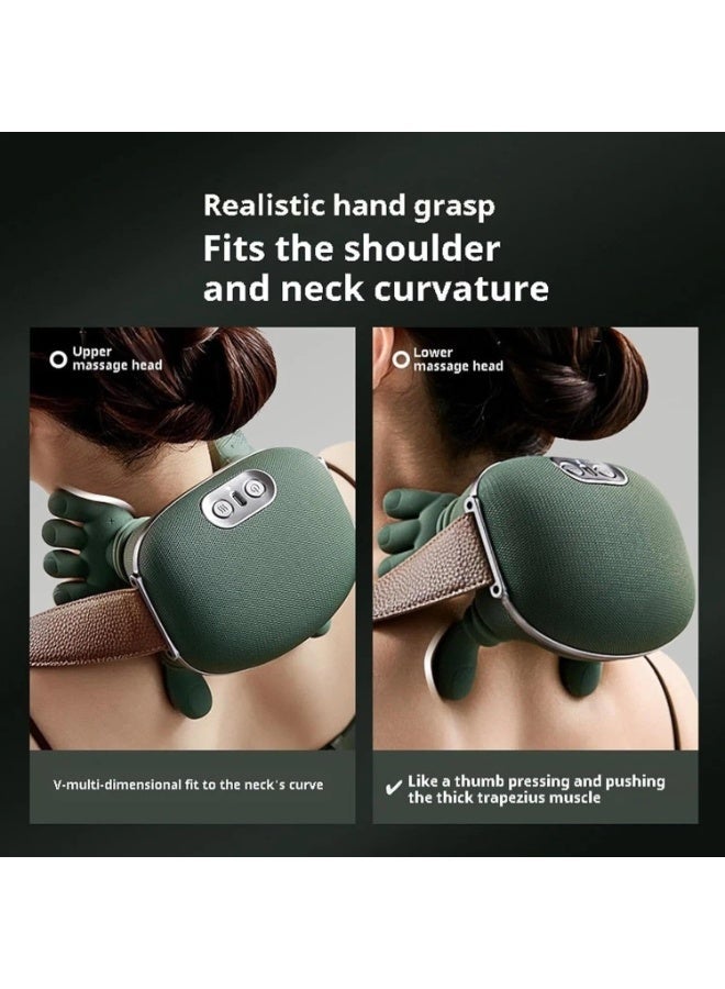 Eworld Smart Neck and Shoulder Massager – Wireless Deep Tissue 4D Kneading Massage Device with Heat & 3-Speed Adjustment | Portable Muscle Relaxation Massager for Pain Relief, Home, Office & Travel Use - Image 5
