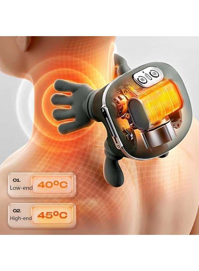 Eworld Smart Neck and Shoulder Massager – Wireless Deep Tissue 4D Kneading Massage Device with Heat & 3-Speed Adjustment | Portable Muscle Relaxation Massager for Pain Relief, Home, Office & Travel Use - Image 4