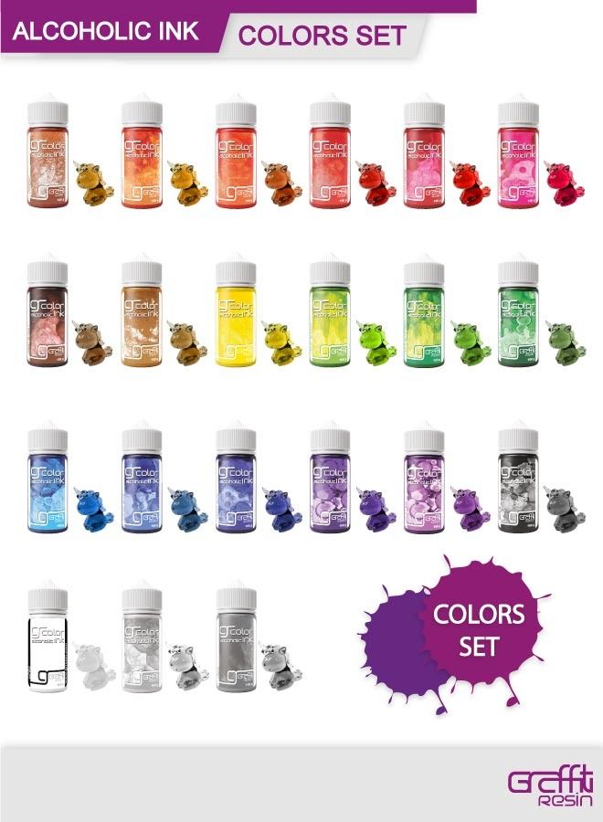 جرافيتي ريزن لون كحولي فضي 100غ - Image 4