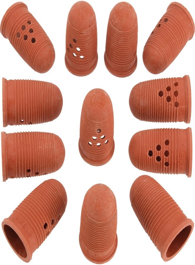 Tory Fingertips Natural Rubber(mfg. USA) (1 Dozen-Size 13) - Image 1