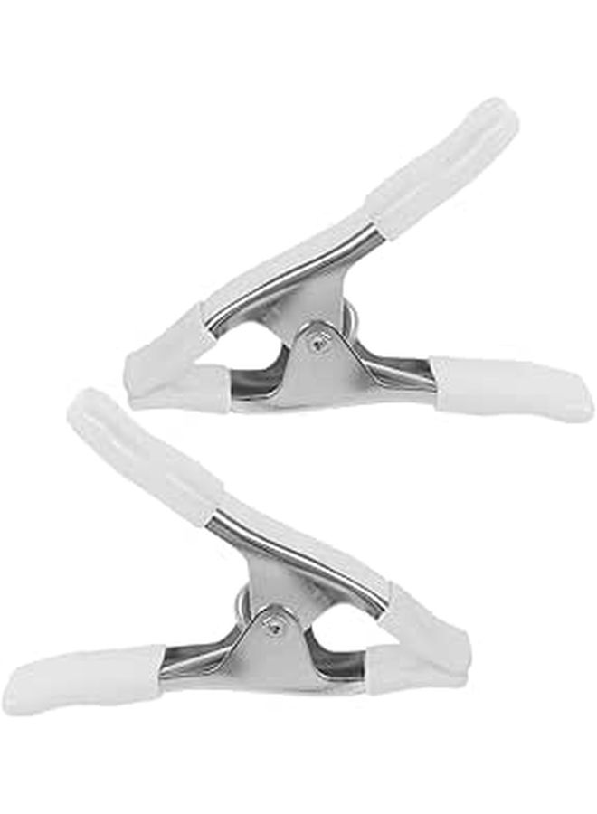 BESTYASH 2pcs Heavy Duty Spring Clamps for Backdrop Stand Woodworking Photography Projects Secure Grip - Image 1