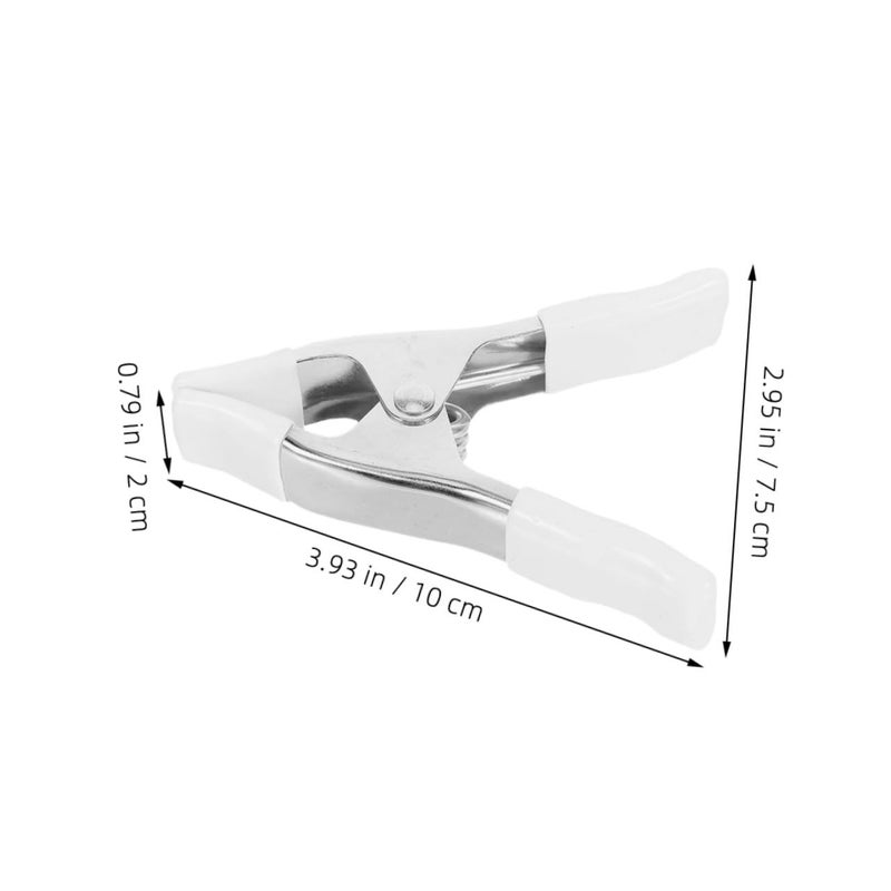 BESTYASH 2pcs Heavy Duty Spring Clamps for Backdrop Stand Woodworking Photography Projects Secure Grip - Image 3