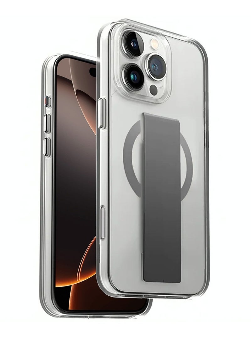 Techie حافظة شفافة لأبل آيفون 16 برو مع مغريپ، رفيعة جداً، غطاء خلفي مغناطيسي ماج سيف، سيليكون فاخر، حماية من السقوط، مقاومة للخدوش، مضادة لبصمات الأصابع - Image 1