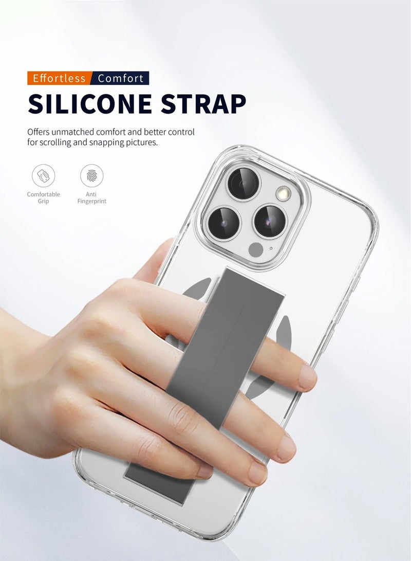 Techie حافظة شفافة لأبل آيفون 16 برو مع مغريپ، رفيعة جداً، غطاء خلفي مغناطيسي ماج سيف، سيليكون فاخر، حماية من السقوط، مقاومة للخدوش، مضادة لبصمات الأصابع - Image 4