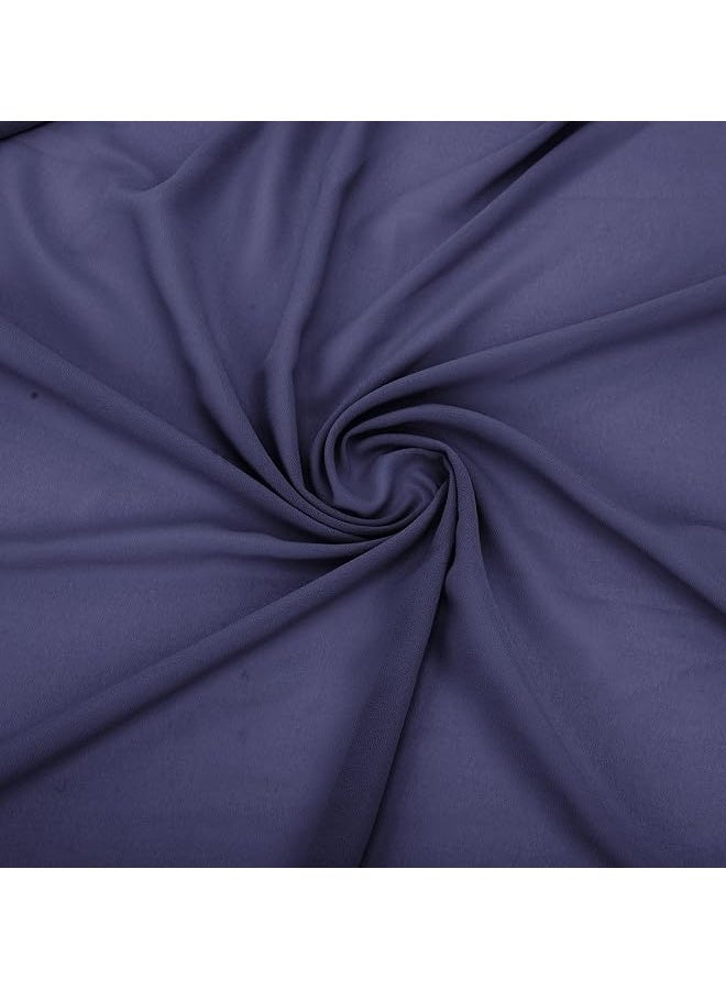 Chiffon Instant Hijab for Women Muslim Under Scarf Tube Cap with Veil Fashion Islam Solid Color Headscarf Turban Wrap - Image 5