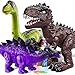 JUKUDAHU Dinosaur Toys for Kids 3 4 5 6 7 8 Years Old Electronic Walking Dinosaur Figures for Boys 47 57 Toddler Boys Toys Set for Kids 35 with Sound Light Girls Birthday Gifts Animal Toys - Image 3