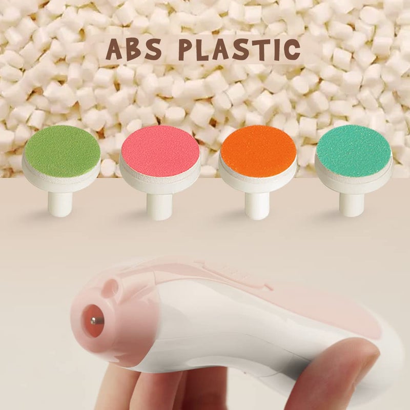 haakaa Electric Nail Trimmer Replacement Pads Baby Nail Trimmer Heads Compatible with All haakaa Nail Trimmers, 4pcs - Image 5