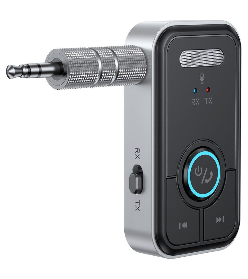5.3 Wireless Audio Adapter With Screen Display Black For Computer TV Car And More - Image 5