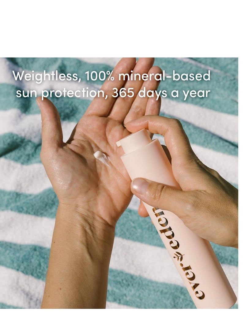 Evereden Evereden Sheer Botanical Face Sunscreen SPF 30 1.7 fl oz. | 100% Non-Nano Mineral Sunscreen Face Formula with Zinc Oxide | Soothing & Nourishing | Clean & Non-Comedogenic | FSA Eligible  - Image 3