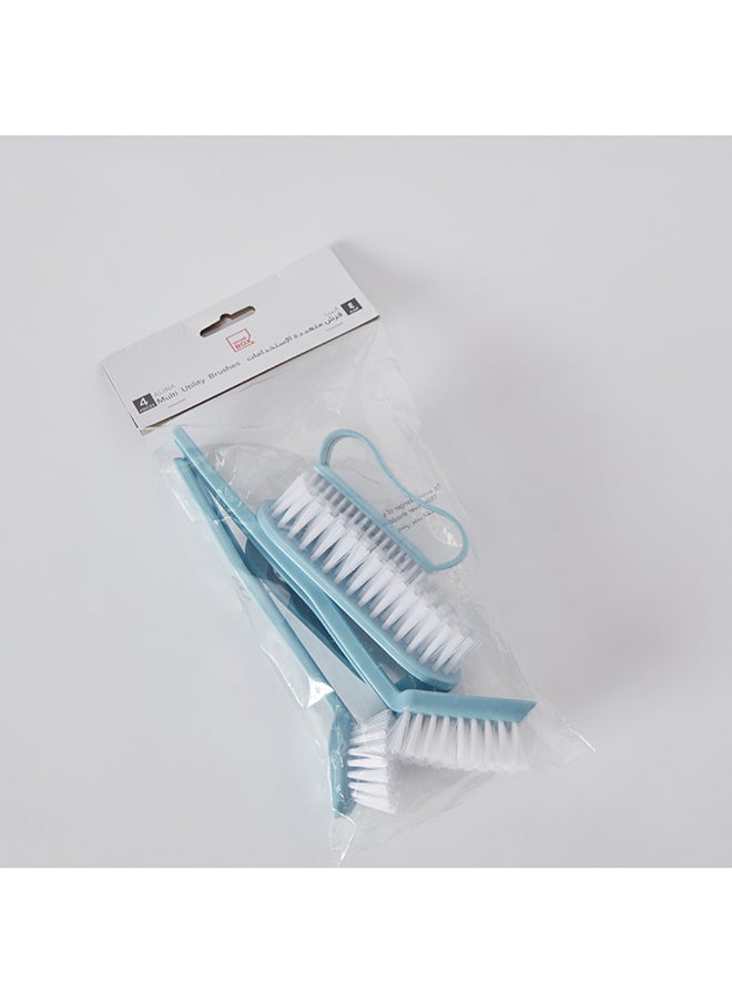 Home Box - Alina 4-Piece Deep Cleaning Multiutility Brush Set 19.5 x 4 x 4 cm - Image 1