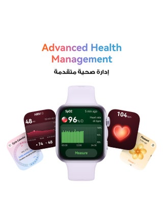 ساعة ذكية WATCH FIT 5، شاشة FullView بحجم 43 مم، متوافقة مع iOS و Android، تصل إلى 10 أيام من عمر البطارية، مراقب النوم والصحة، مراقب معدل ضربات القلب، SpO2، GPS، تمارين صغيرة - view 3