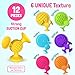 Richtim Toddlers Suction Cup Bath Toys 12 Pcs Sensory Suction Bath Toys for Toddler Kids Suction Fidget Toys Suction Cup Toys for Windows Travel - Image 3