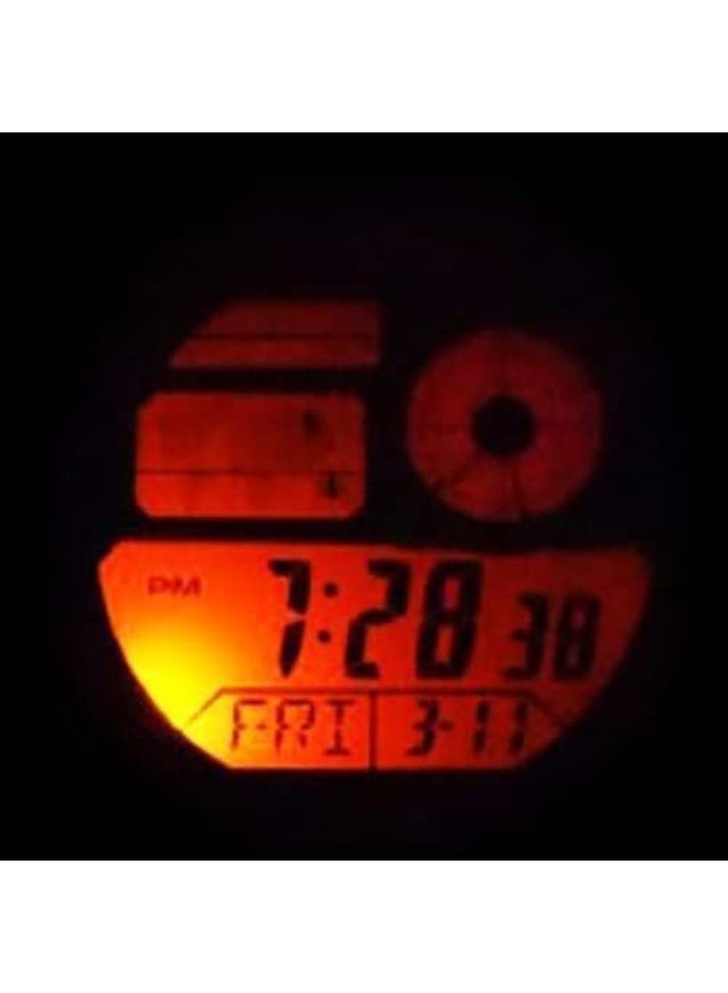 Casio Men's Watch - AE-1000W-4BVDF Grey Dial, Orange Band - Image 5