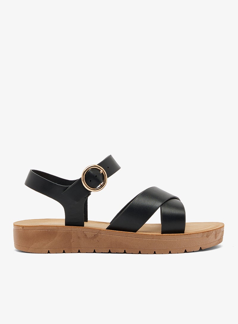 سافانا كولكشن صندل مسطح بكعب منخفض - Image 1