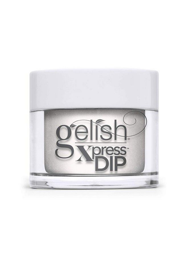 Gelish بودرة طلاء الأظافر البيضاء Xpress Dip Clear As Day 1.5 أونصة - Image 1