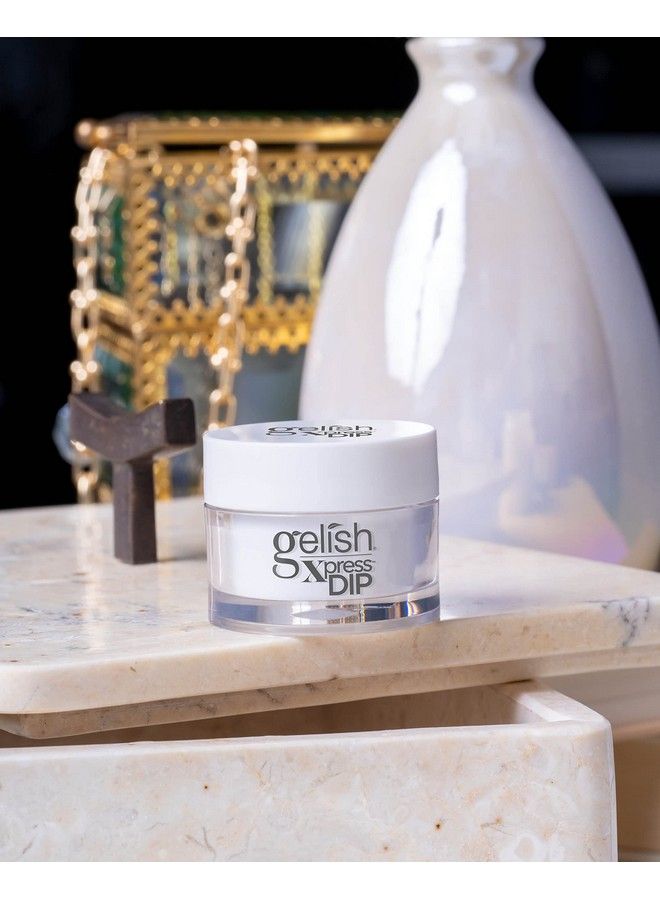 Gelish بودرة طلاء الأظافر البيضاء Xpress Dip Clear As Day 1.5 أونصة - Image 5