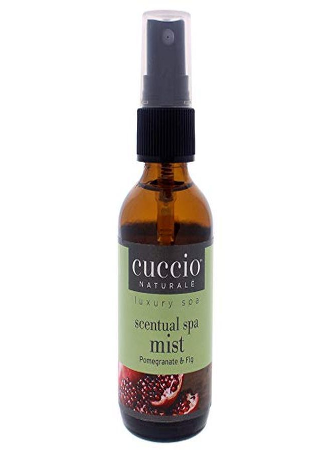 Cuccio Naturalé Pomegranate & Fig Scentual Spa Mist  Steam Room Shower Towels Linens  Revitalizing Aromatherapy  Paraben/Cruelty Free W/ Natural Ingredients/Plant Based Preservatives  2 Oz - Image 1