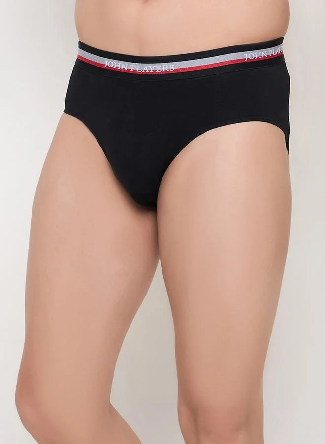 John Players John Player Pack of 2 - Solid Briefs with Elastic Waistband