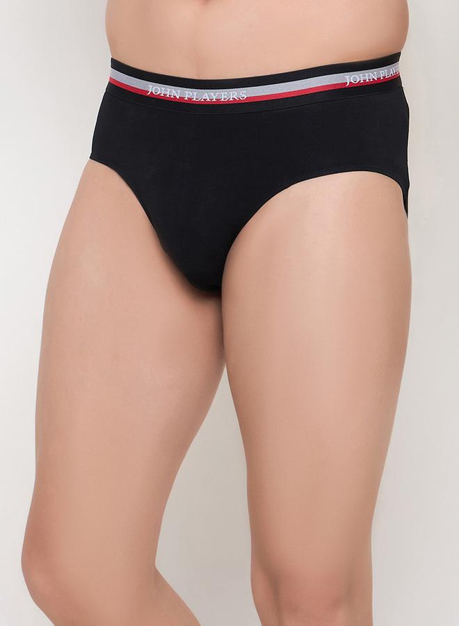 John Players John Player Pack of 2 - Solid Briefs with Elastic Waistband - Image 3
