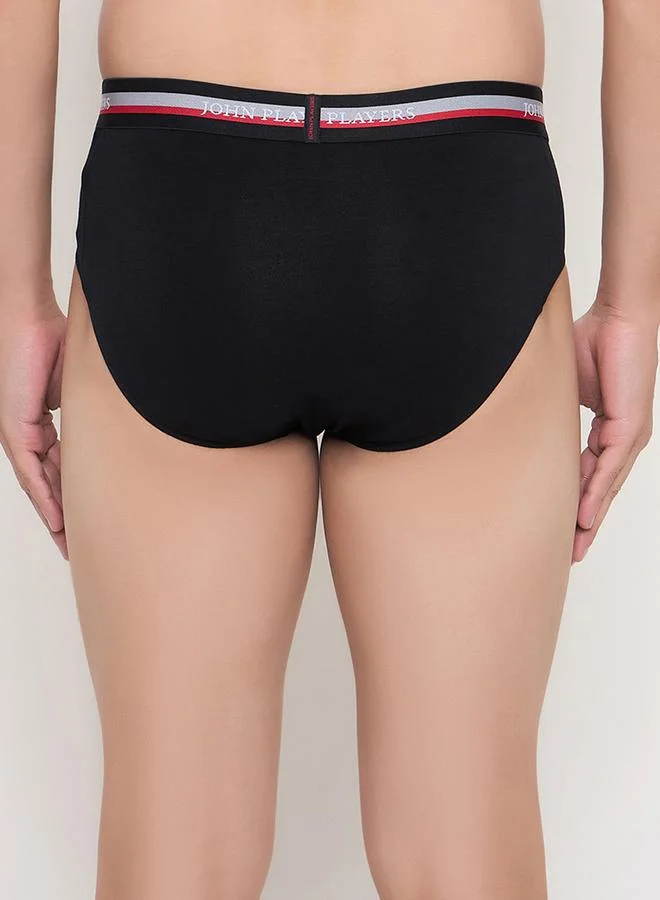 John Players John Player Pack of 2 - Solid Briefs with Elastic Waistband