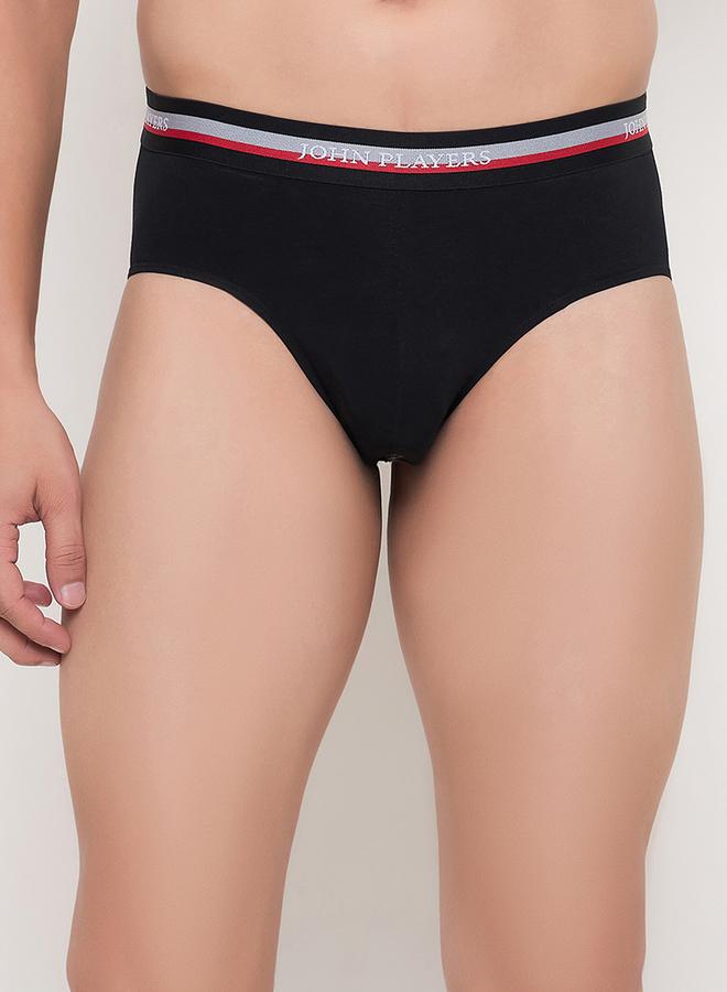 John Players John Player Pack of 2 - Solid Briefs with Elastic Waistband - Image 2