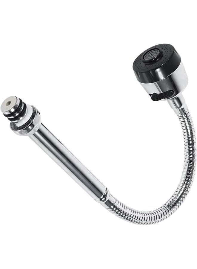 Biella 360 Rotatable Single Handle Kitchen Sink Faucet Flexible Neck Swivel Spout With Cold Water Aerator For Multipurpose Use - Image 1